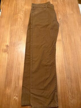 Filson Dry Tin Cloth 5-Pocket Pants 40-34 - “whiskey” brown